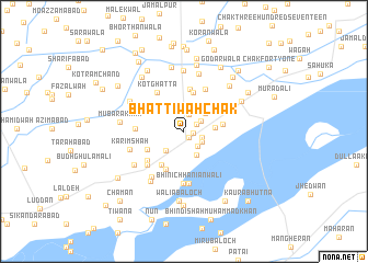 map of Bhattiwāh Chak