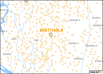 map of Bhattīwāla