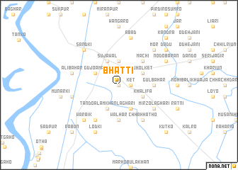 map of Bhatti