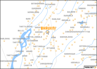 map of Bhaukni