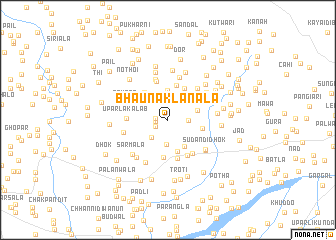 map of Bhaunāklanāla