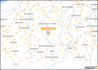 map of Bhaunki