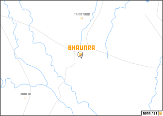 map of Bhaunra