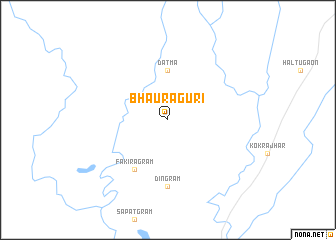 map of Bhauraguri