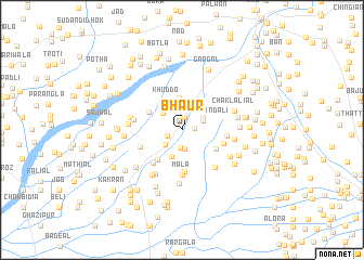 map of Bhaur