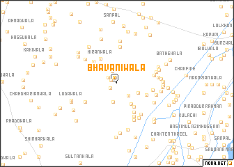 map of Bhavāniwāla