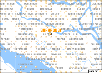 map of Bhāwādubi