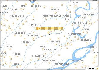 map of Bhawāna Wirān