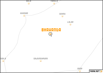 map of Bhāwanda