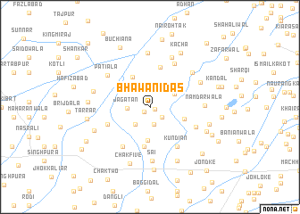 map of Bhawāni Dās