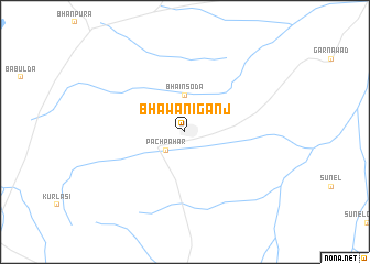 map of Bhawāniganj