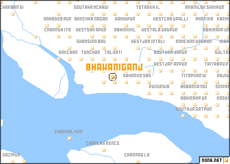 map of Bhawānīganj