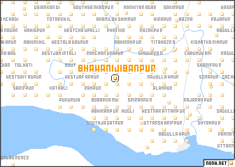 map of Bhawānījībanpur