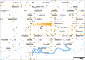 map of Bhawānipur