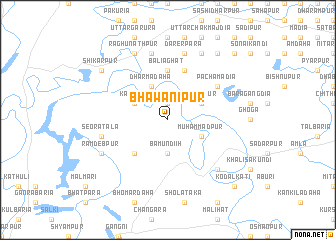 map of Bhawānipur