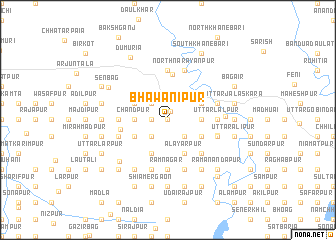 map of Bhawānīpur