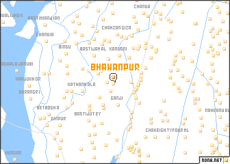 map of Bhawānpur