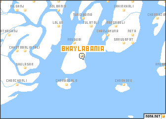 map of Bhaylabania