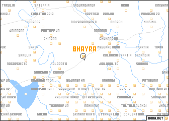 map of Bhāyra