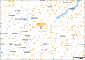 map of Bhdāl