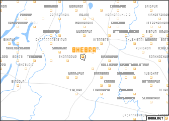 map of Bhebra