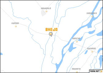 map of Bheja