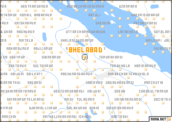 map of Bhelābād