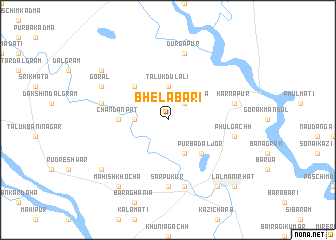 map of Bhelābāri