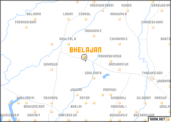 map of Bhelājān