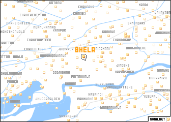 map of Bhela