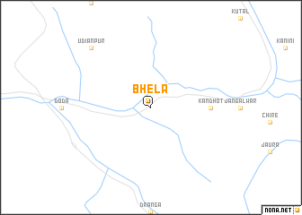 map of Bhela