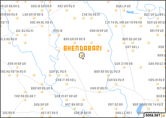 map of Bhendābāri