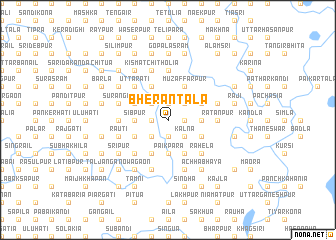 map of Bherantala