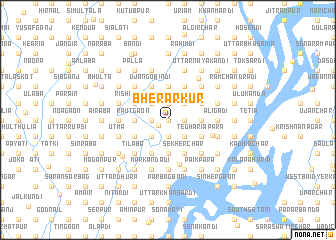 map of Bherārkur