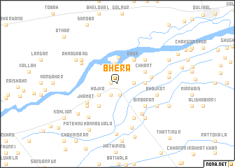 map of Bhera