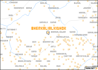 map of Bher Kaliāl ki Dhok