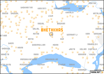 map of Bheth Khās