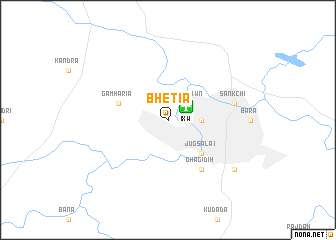 map of Bhetia