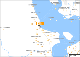 map of Bhiān