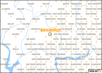 map of Bhikampur