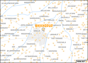 map of Bhikhopur