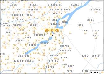 map of Bhikike