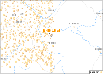 map of Bhiklāsi