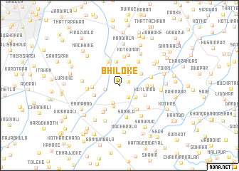 map of Bhiloke
