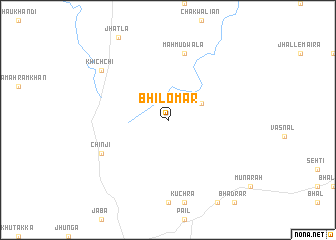 map of Bhilomar