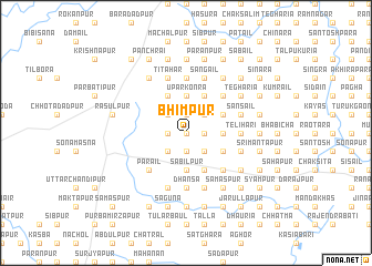 map of Bhīmpur