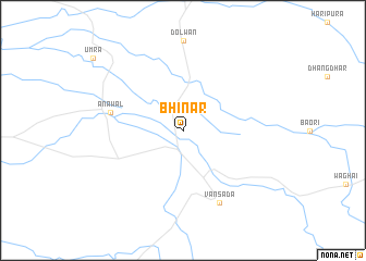 map of Bhinār