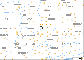map of Bhindar Kalān
