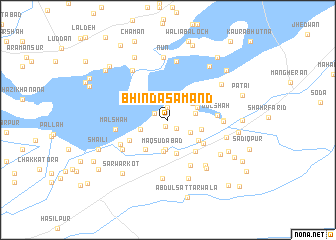 map of Bhinda Samand