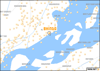 map of Bhinda